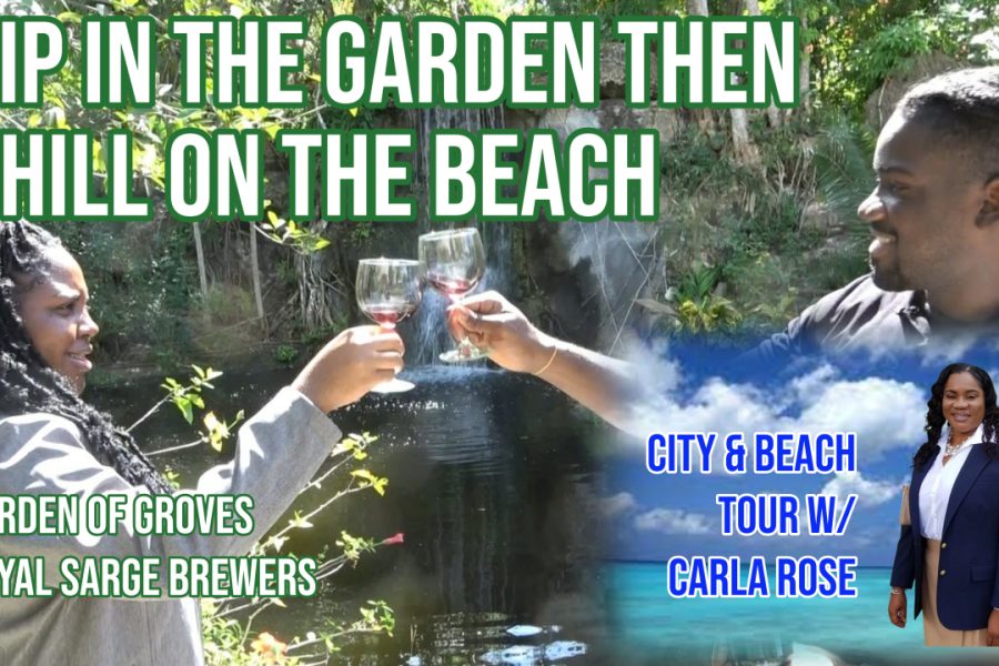 SIP IN THE GARDEN OF THE GROVES THEN CHILL ON THE BEACH (WINE TASTING)