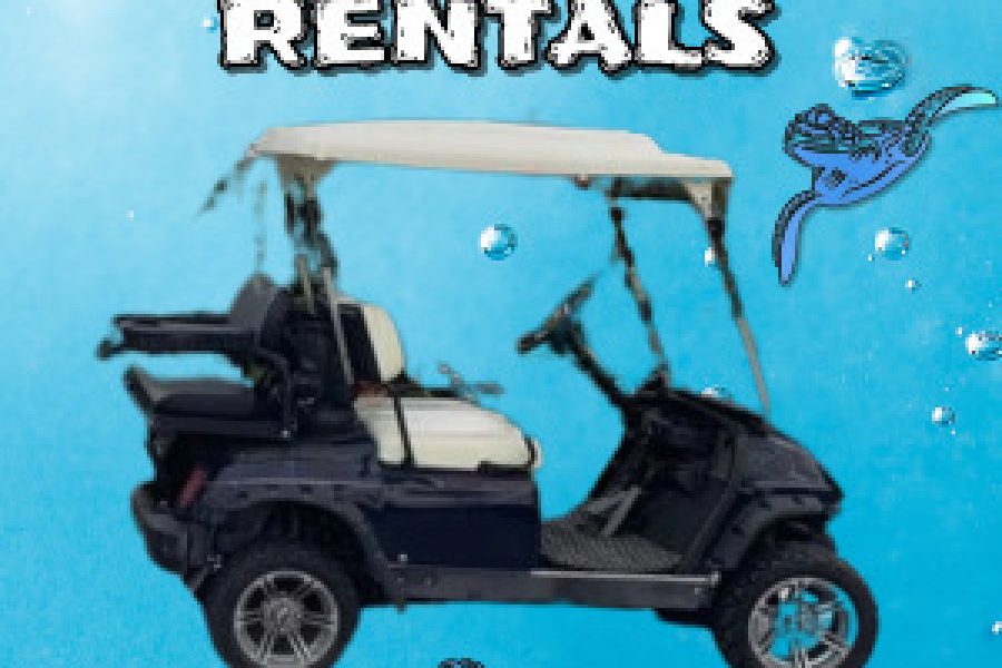 GOLF CART RENTAL – WEST END ONLY (NOT AVAILABLE IN CRUISE PORTS)