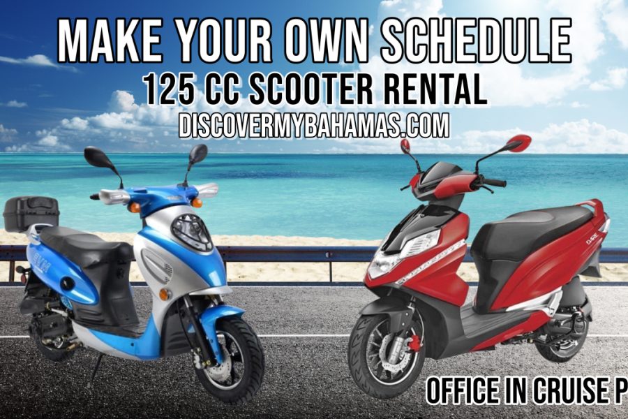 SCOOTER RENTAL WITH LARRY LEWIS – LOCATED AT BOTH CRUISE PORTS