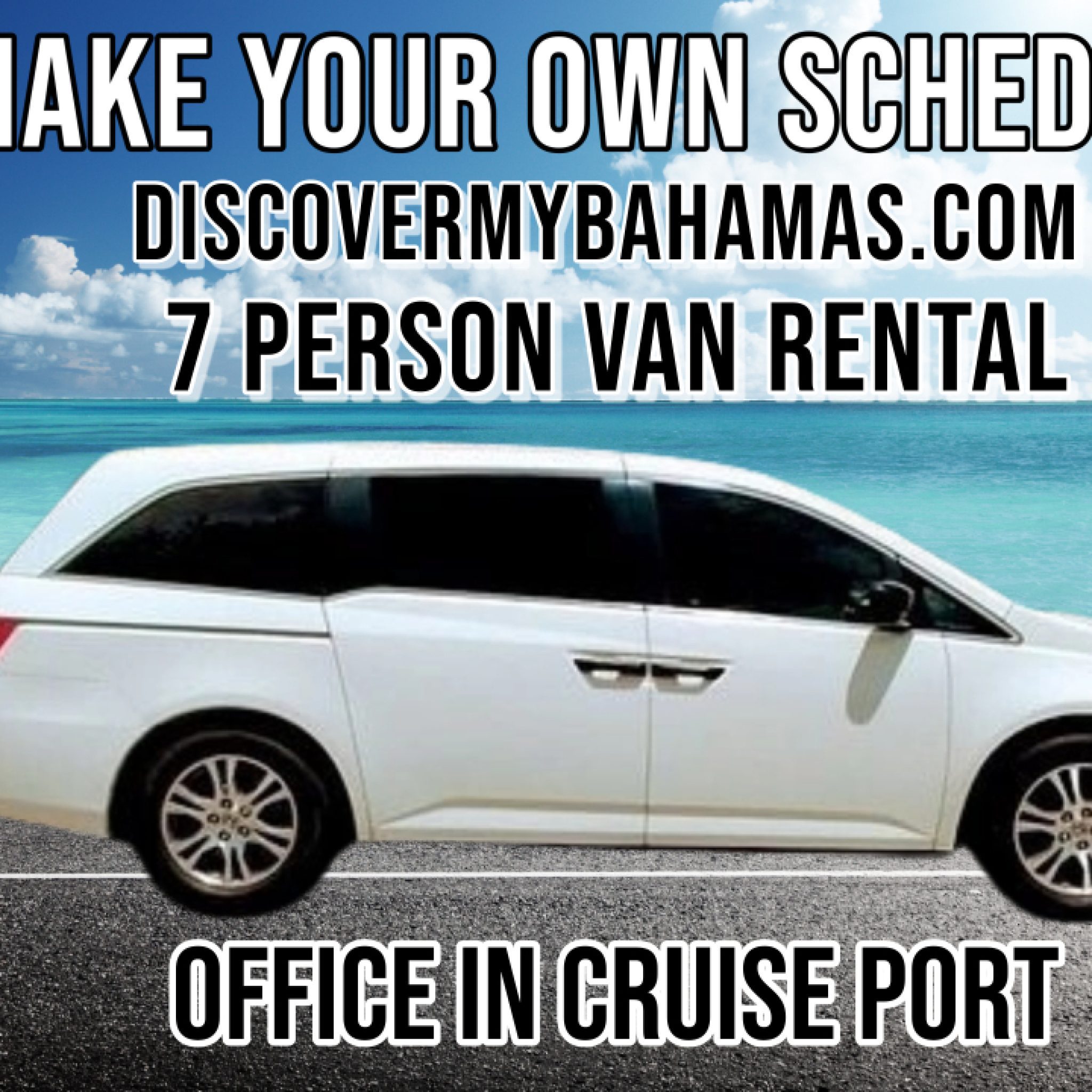 7Passenger Minivan Rental, Bahamas, Reserve Today!